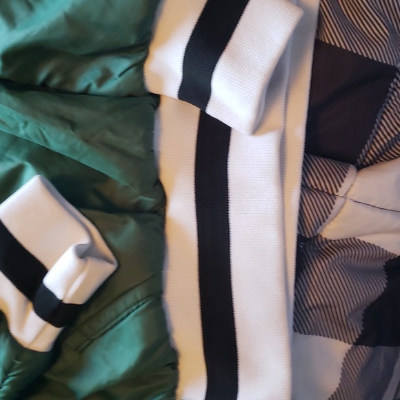 Men's Green, Black,  White, XL Russell Hooded Jacket - Picture 5 of 7